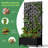 Rohun Galvanized Metal Rectangular Planter with Trellis and Locking Wheels-1499419183-1478089835