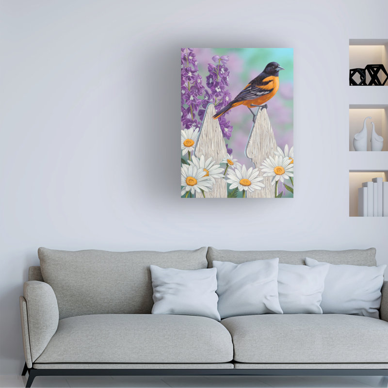 «Jeff Hoff Summer Oriole», art sur toile, H 14 po x l 19 po