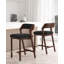 Tabouret de comptoir rembourré Patricia-111807615-111807618