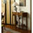 39.37" Brown Rectangular Solid Wood Console Table
