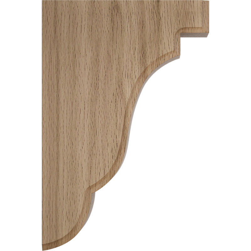 Support Bedford, Chêne rouge, 1,75 po X P 5 po X P 7,5 po H