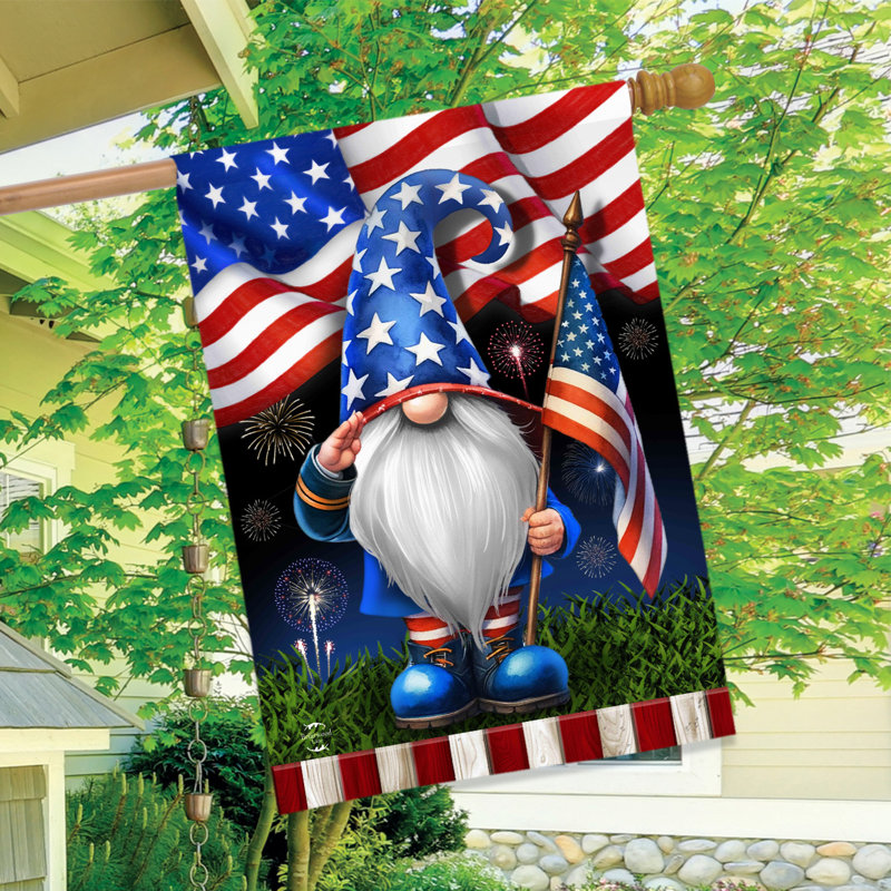 Saluting Gnome House Flag