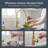 Stainless Steel 360-Degree Swivel Kitchen Faucet with Pull-Out Spray Head and Deck Plate