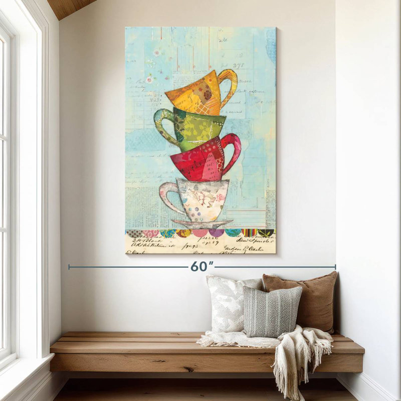 Yarlin Tea Time Cups, 51" H x 34" W