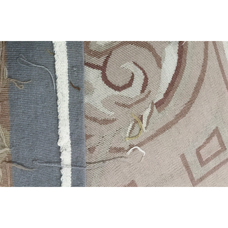 Aubusson Flatweave Wool Oriental Area Rug