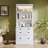 Modern Bookcase Suite With LED Lighting, 2-Piece Set Storage Bookshelf