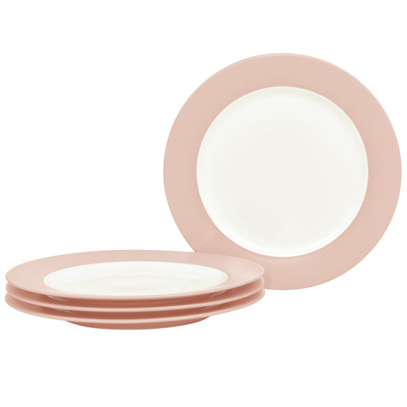 Noritake Colorwave Rim Dinner Plates, 11", Pink