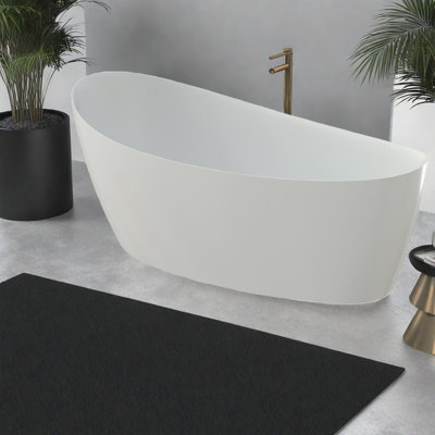 Baignoire profonde et bain tourbillon 65 po