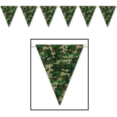 Bannières de flamme vert 12'