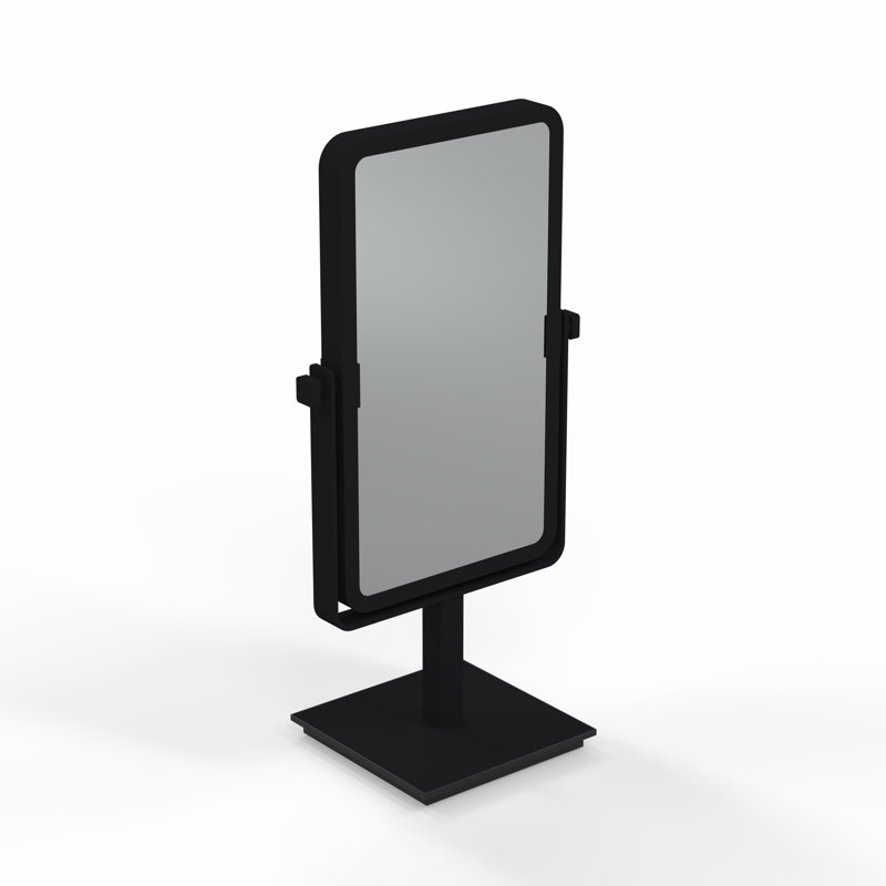 Miroir grossissant, Noir mat