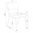 White And Chrome 5-Piece Dining Set
