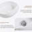 Oval Ceramic Vessel Sink For Small Countertops