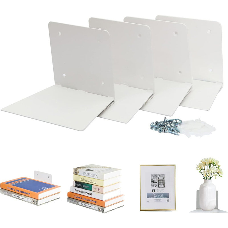 Tablettes flottantes pour livres murales invisibles