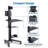 Rolling Mobile Computer PC Workstation Height Adjustable Laptop Cart Single Mount-54648858