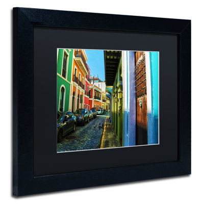 « old san juan 11 » par cateyes, photographie encadrée sur toile