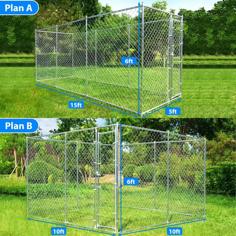72'' H Metal Yard Kennel