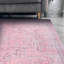 Tapis rose à motif tissé rétro-1921302074