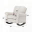 Chaise berçante en tissu