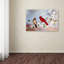 «Cardinals And Dogwood» de Dugazon, reproduction sur toile tendue-22672607