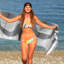 Serviette de plage en coton turc Rainbow-69531078