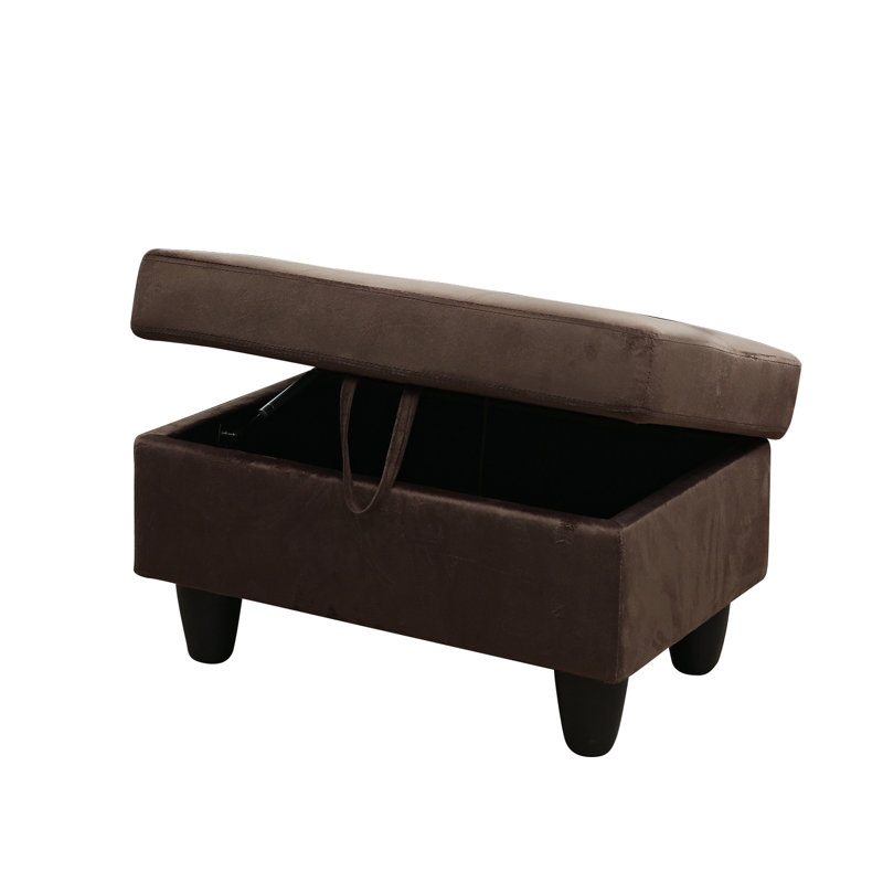 Jacksmith Upholstered Sectional, Right Hand Facing, Chocolate Polyester Blend
