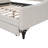 Upholstered Tufted Daybed With Trundle, Beige