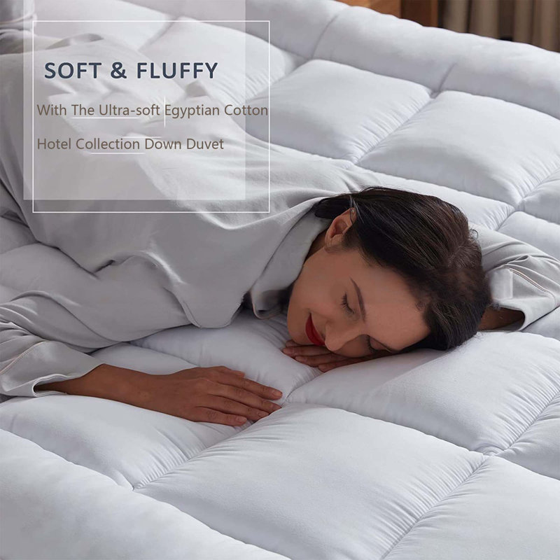 All-season down comforter, 650 fill power, Très grand