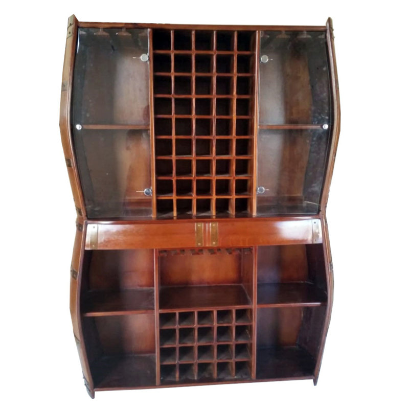 62'' Solid Wood Wine Bar