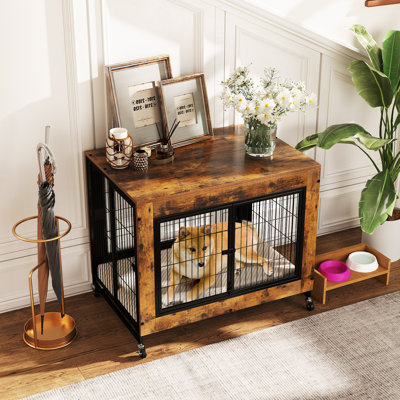 Niche pour chien avec cage industrielle pour chien