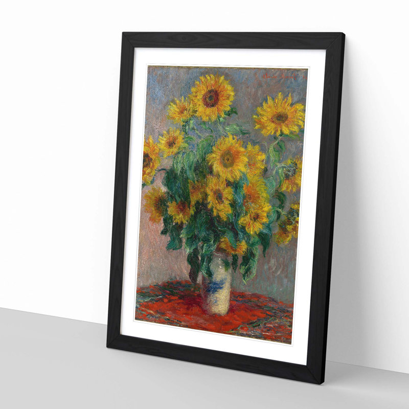 Claude Monet - Single Picture Frame Painting, Black