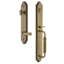 Arc Handleset with Deadbolt and Georgetown Door Lever and Rosette-1074234844-1074234847-1074112033