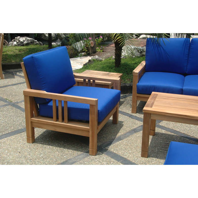 South Bay Outdoor 6 - Piece Teak Conversation Set
