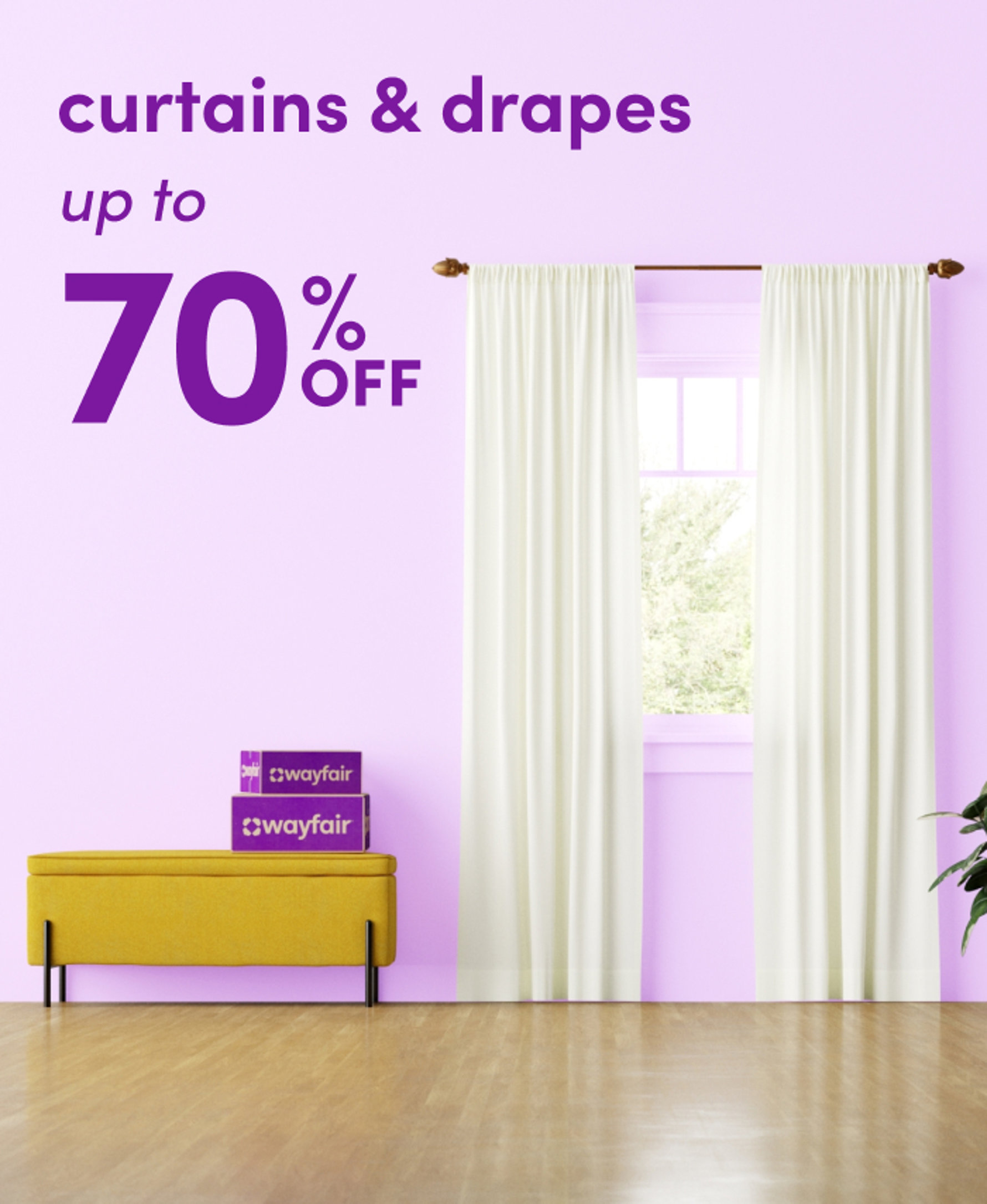 Curtains & Drapes up to 70% OFF