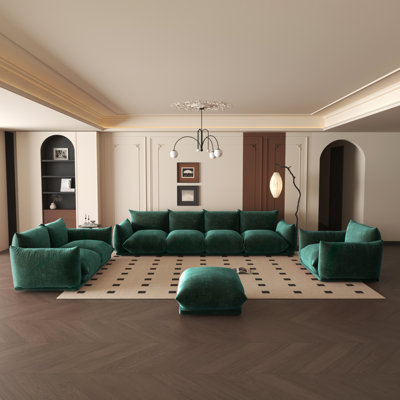 Ensemble de canapé modulaire en tissu 4 pièces Nedek