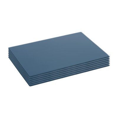 Harbour Housewares - Glass Placemats - 30cm x 20cm - Set of 6