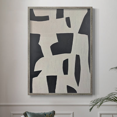 ABSTRACT Series, impression encadrée en bois massif