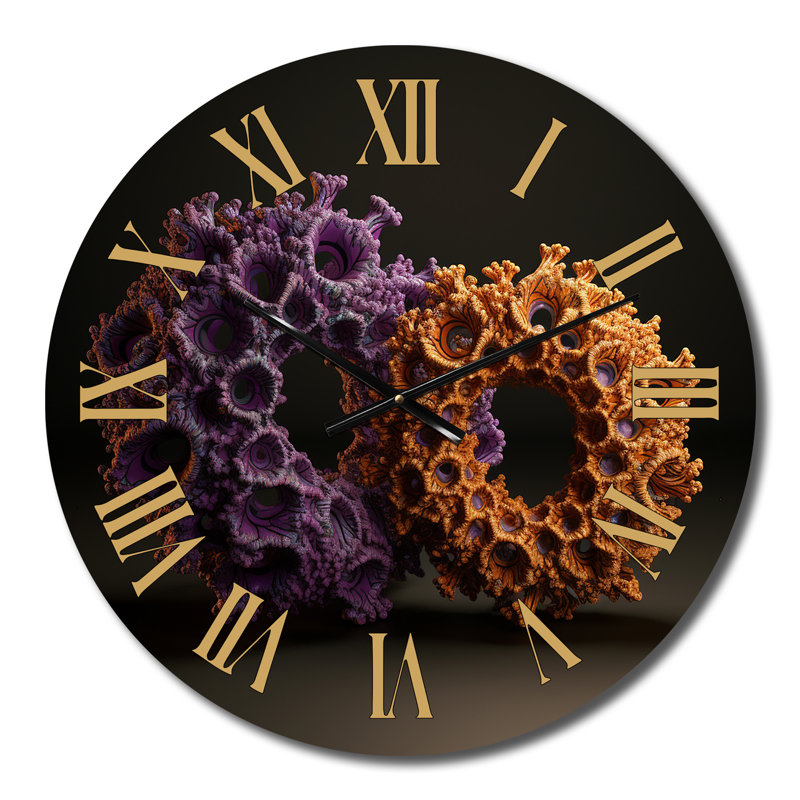 Horloge murale en métal Antopterylium, Petit