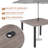 Hesson Square Outdoor Dining Table Yes , 37.8 " W 37.8 " D-1231853219