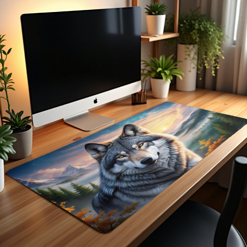 Polyester Desk Pad, 31.5x15.5