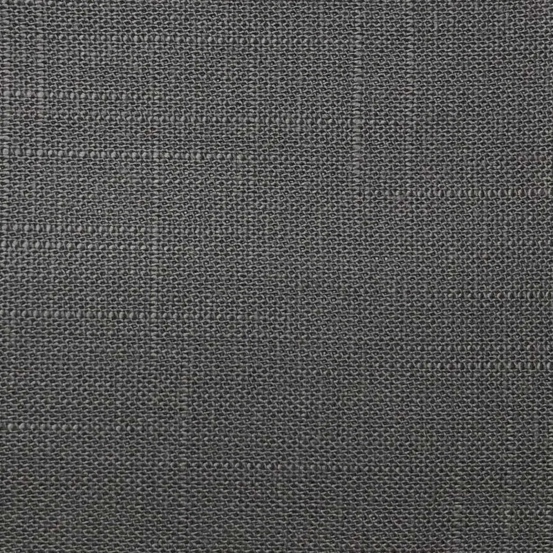 Slate Queen Linen Blend Tailored Bed Skirt with Split Corners