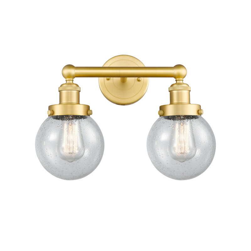 Alphonsa 2 - Light Dimmable Vanity Light, Mercury, Satin Gold