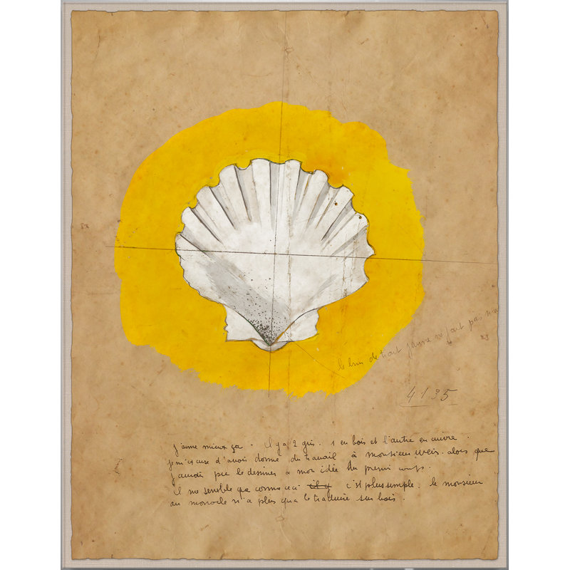 Shell 1 Print by Paule Marrot, Acrylic Box, 56" H x 44" W x 1.25" D