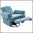 Manual Recliner Sofa Swivel Recliner Rocker Chair With Adjustable Backrest For Living Room, Bedroom, Or Nursery Comfort-1607450137