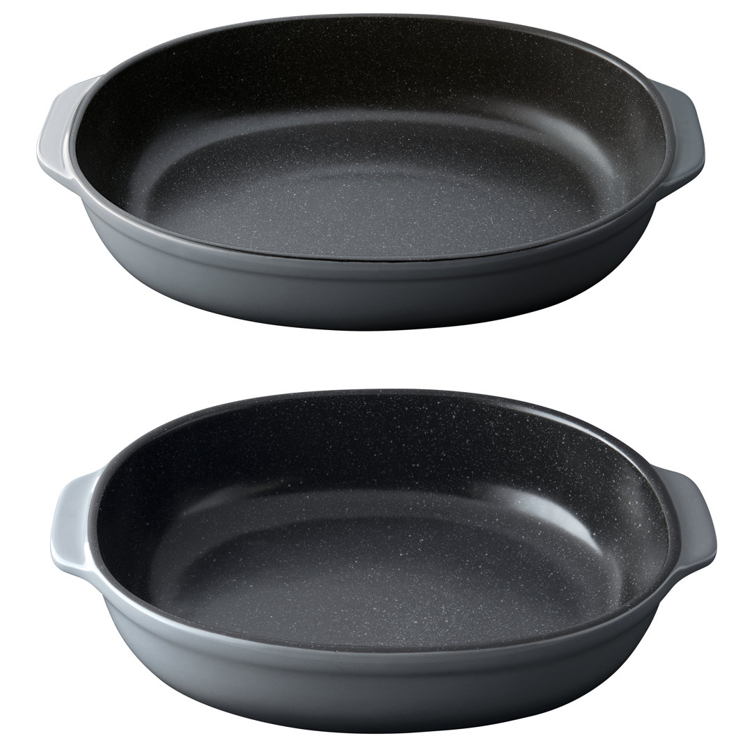 BergHOFF International Gem Stoneware 2pc Oval Baking Dish Set (Set of 2) BergHOFF