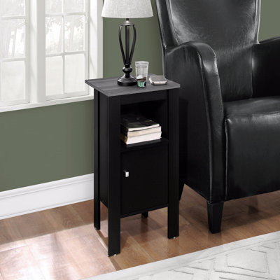 Table d'appoint, table d'appoint, table de bout, table de chevet, lampe, stratifié de rangement, transitionnel