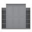 Grand lit escamotable avec tablettes et DEL-600736082