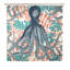 Rideau de douche simple Octopus