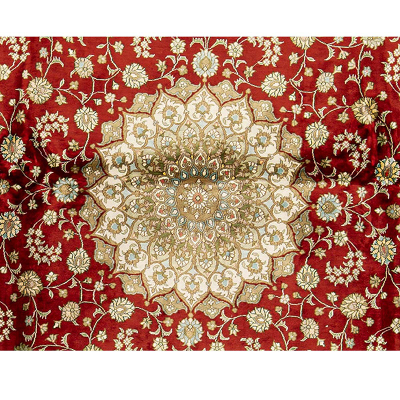 Hand Woven Silk Oriental Area Rug