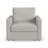 Flex 49" Polyester Modular Wide Arm Armchair-124389743-124389744