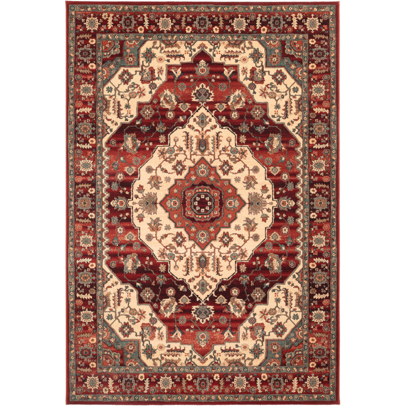 Bergstein Oriental Wool Area Rug, Rectangle 135 x 200cm